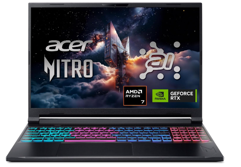 Acer Nitro V 16S AI Gaming Laptop (Ryzen 7 260, RTX 5060)